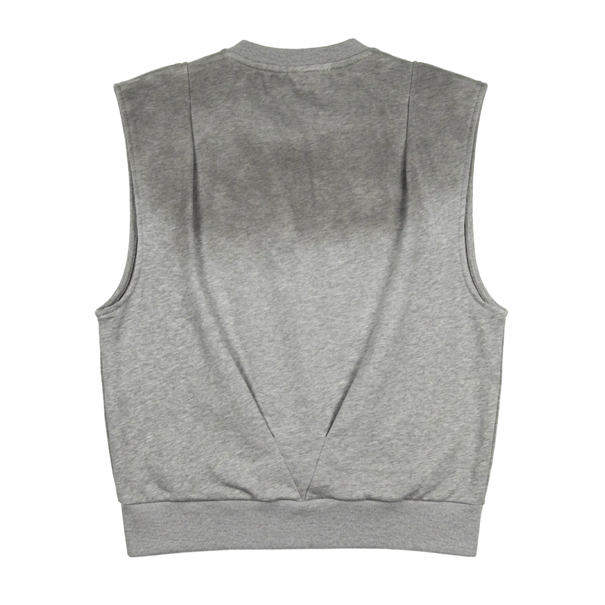 PLEATED CREWNECK - GRAY
