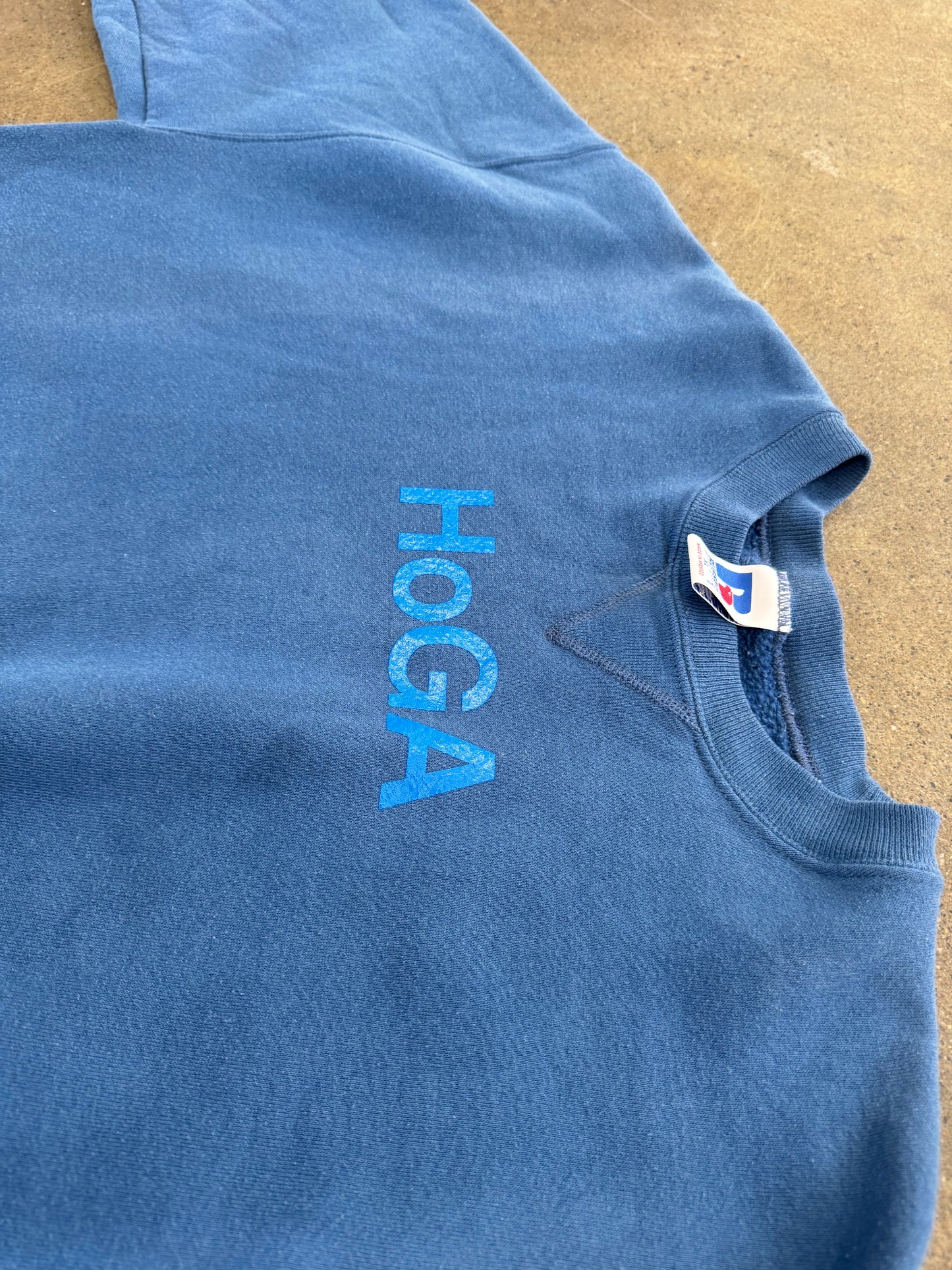 VINTAGE HoGA CREWNECK LIGHT BLUE